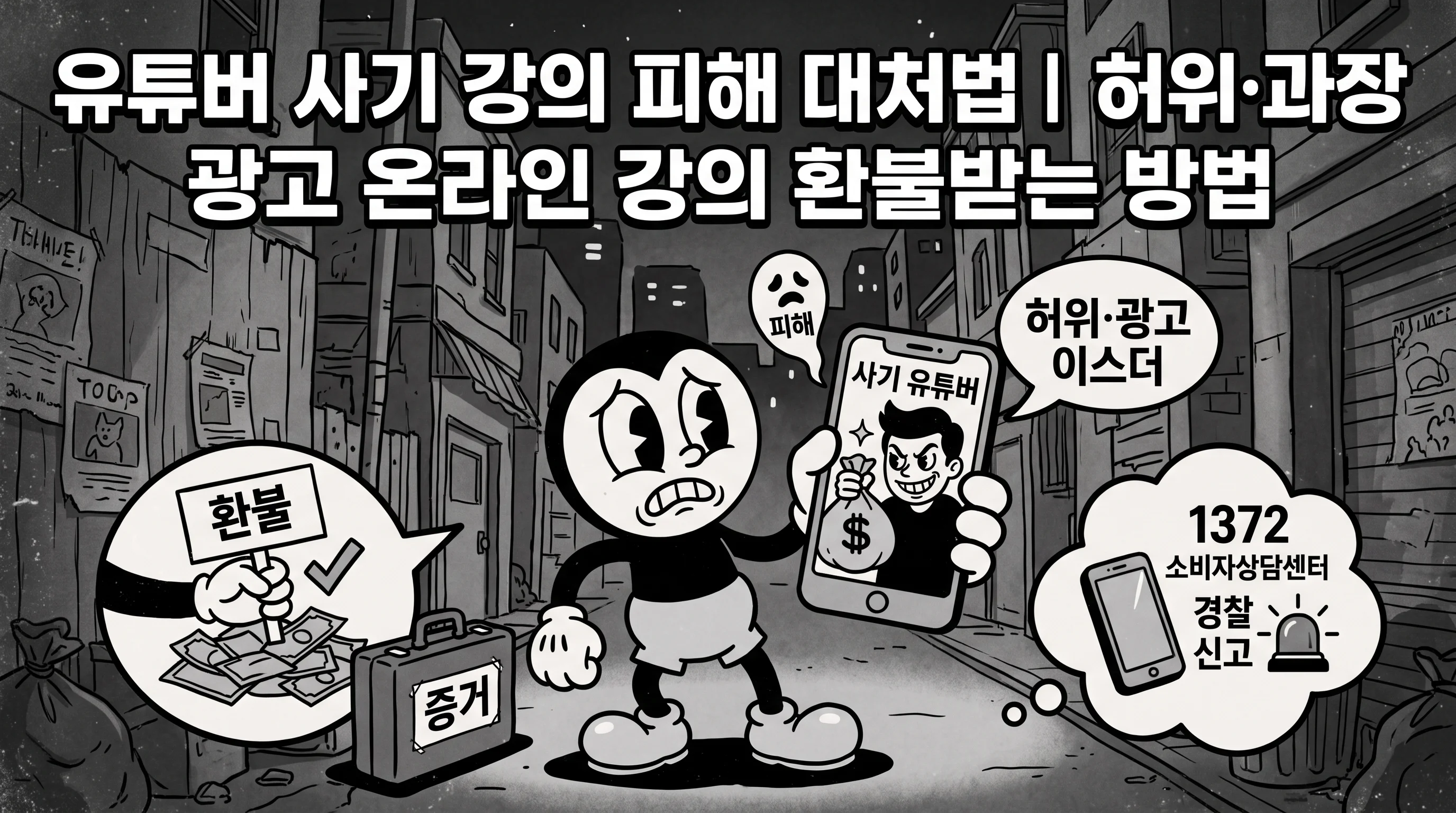 유튜버 허위·과장 강의 환불 대처법 총괄